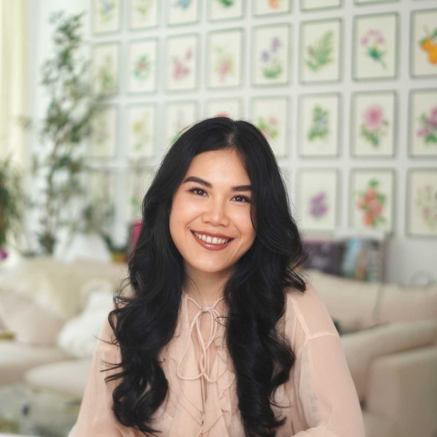 Freya Kotchakorn, founder of Wild Flowers Coloring